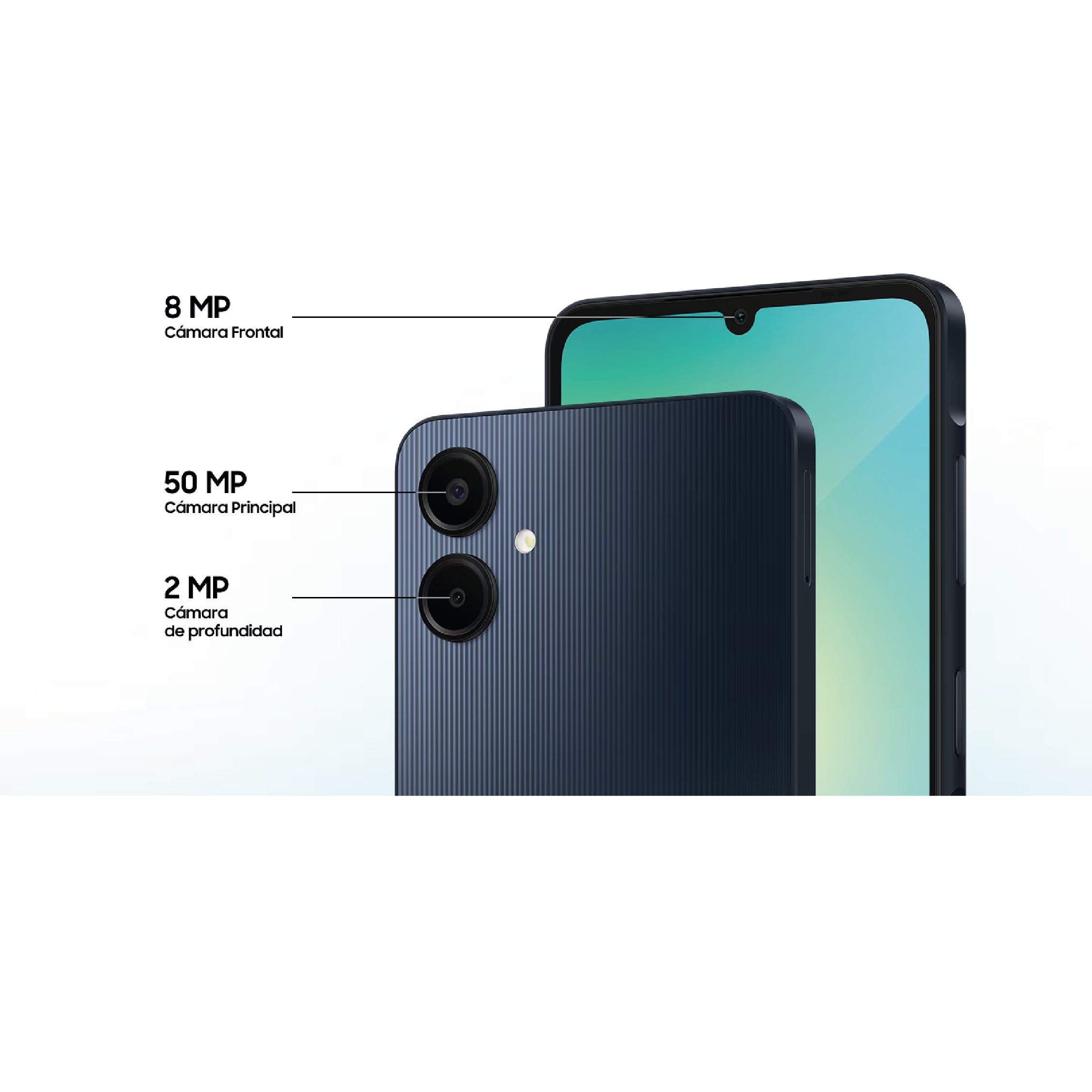 Samsung Galaxy A06 (4GB / 64GB) – Azul / Negro