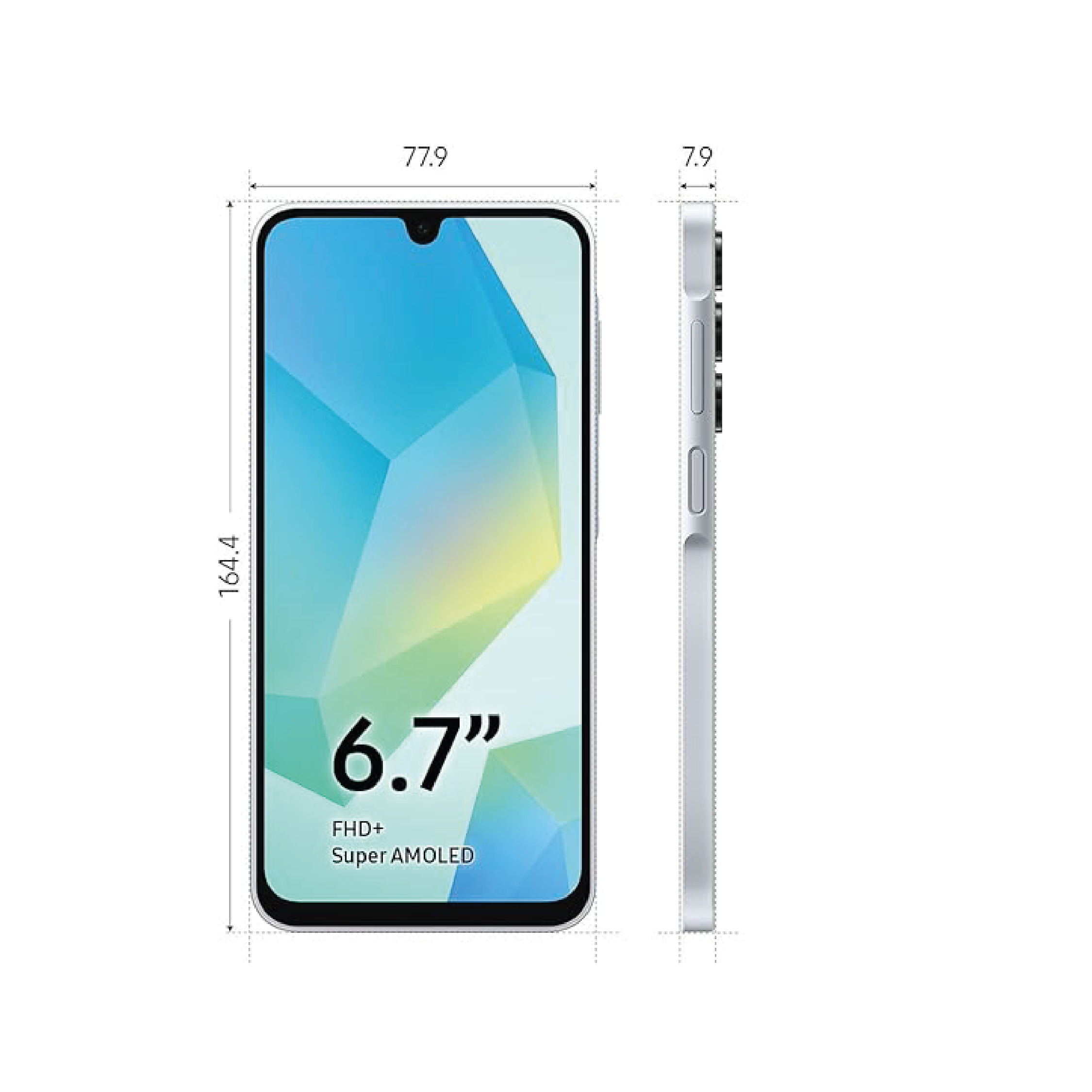 Samsung Galaxy A16 (4GB / 128GB) – Gris / Negro